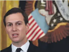  ?? AP ?? White House adviser Jared Kushner claims US proposals will offer Palestinia­ns better lives through economic prosperity