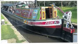  ?? PHOTO: JENNY ROBERTS ?? Iona,
the last passenger-carrying original working boat.