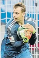  ?? FOTO: GYI ?? Neuer reapareció contra Austria