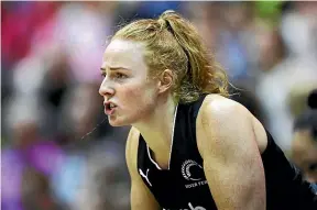  ?? GETTY IMAGES ?? Midcourt player Sam Sinclair is one whose Silver Ferns place is under pressure.