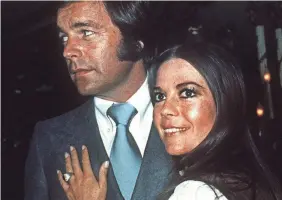  ?? 1980 PHOTO BY AP ?? Robert Wagner and Natalie Wood were a Hollywood golden couple.