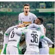  ?? FOTO: DPA ?? Borussia Mönchengla­dbach darf derzeit über Platz eins jubeln.