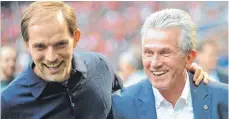  ?? FOTO: DPA ?? Verstehen sich gut: Jupp Heynckes (re.) und Thomas Tuchel.