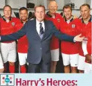  ??  ?? Harry Redknapp’s ex-england stars getting the shock of their lives when they play a match against a team of French nudists in ITV’S factual series.