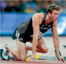  ?? PHOTO: PHOTOSPORT ?? Kiwi sprinter Joseph Millar is battling to qualify for the Commonweal­th Games athletics team.