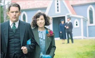  ?? Duncan Deyoung Sony Pictures Classics ?? HAWKE appears with Sally Hawkins in the Nova Scotia-set “Maudie,” which opens on Friday.