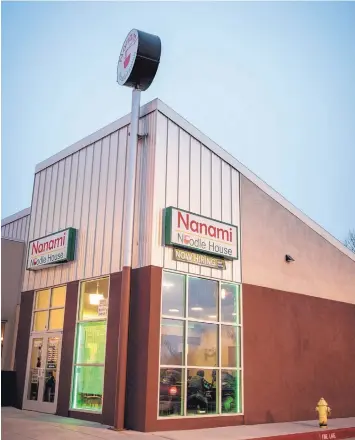  ?? ROBERTO E. ROSALES/JOURNAL ?? Nanami Noodle House, at 4959 Pan American NE, offers regional Asian favorites.