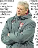  ??  ?? Big decision: Arsene Wenger rejected a £60million offer