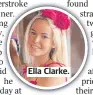  ?? ?? Ella Clarke.