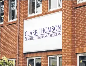  ?? Picture: Steve MacDougall. ?? Clark Thomson insurance brokers on Riggs Road, Perth.