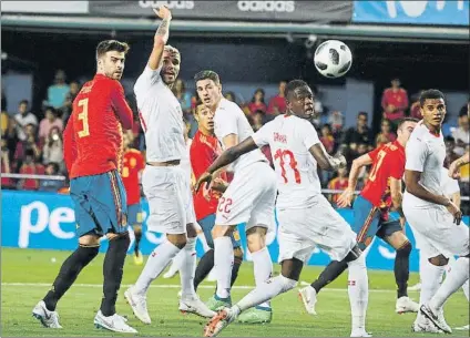  ?? FOTO: MORATA ?? La selección mereció más Hizo un buen fútbol y Suiza fue capaz de aprovechar la única llegada que tuvo