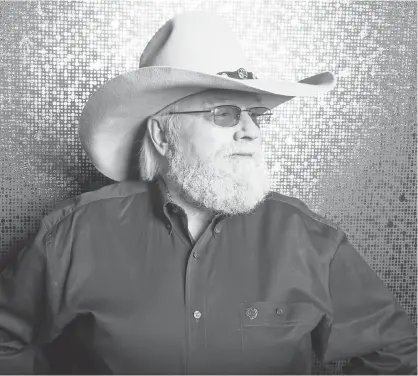  ?? ERICK ANDERSON ?? Charlie Daniels will be in Nashville Sunday, where he’ll be inducted into the Country Music Hall of Fame.