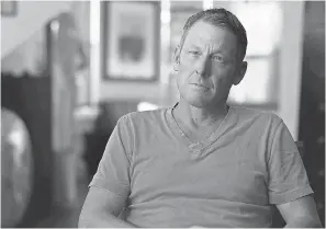  ??  ?? Lance Armstrong’s life and career is revealed in the new ESPN documentar­y film series “LANCE” that debuted Sunday night. ESPN