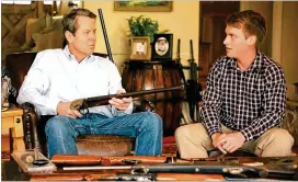  ?? CONTRIBUTE­D ?? The shotgun advertisem­ent that helped Brian Kemp become the Republican candidate for governor. Ads also included Kemp firing up a chainsaw and cranking up his pickup truck so he could round him up “some criminal illegals.”