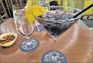  ??  ?? Bivver Shivver martini
