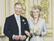  ??  ?? 0 Prince Charles and Camilla Parker Bowles were married on this day in 2005 in Windsor