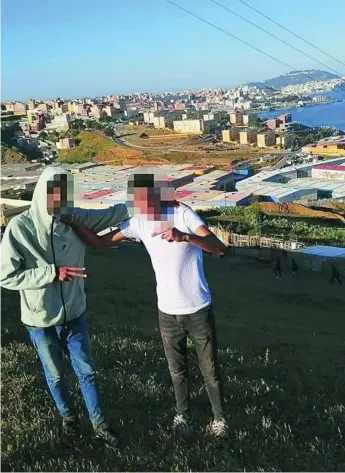  ?? FOTO CEDIDA ?? Jaouad Belarbi y su hermano mayor, Soulaiman, volverían a saltar la valla