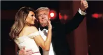  ?? Picture: REUTERS ?? AMERICA FIRST: US President Donald Trump and First Lady Melania Trump.