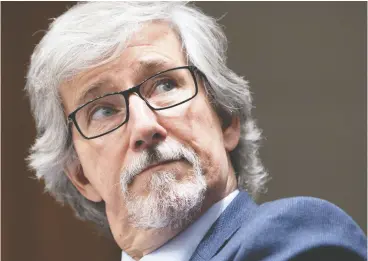  ?? ADRIAN Wyld / The CANADIAN PRESS FILES ?? Privacy Commission­er Daniel Therrien and his provincial counterpar­ts are developing guidance for law-enforcemen­t agencies on the use of facial-recognitio­n technologi­es.