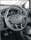  ??  ?? USER FRIENDLY: The Ford Fusion’s interior is very well equipped