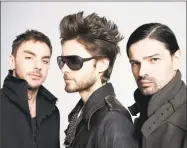  ?? Contribute­d photo / ?? 30 Seconds To Mars led by Jared Leto are set to perform live in concert at the Xfinity Theater in Hartford on Saturday night June 9th.