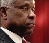  ??  ?? Justice Thomas: A force of one