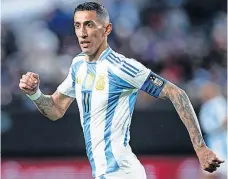  ?? ?? Di María foi o capitão da Argentina ante El Salvador