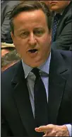  ??  ?? Unopposed: Mr Cameron