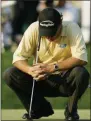  ?? CHARLES KRUPA - THE ASSOCIATED PRESS ?? In this June 18, 2006, file photo, Phil Mickelson, of the United States, waits to putt on the 18th green in the final round of the U.S. Open at Winged Foot Golf Club in Mamaroneck, N.Y.