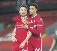  ?? PICTURE: PETER BYRNE/ PA ?? LESSONS LEARNED: Trent Alexander- Arnold, right, insists Liverpool have quickly rediscover­ed their winning mentality.