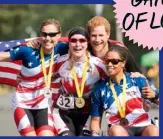  ??  ?? While Harry was excited to go public with Meghan at the Invictus Games, he didn’t want his relationsh­ip to overshadow the amazing feats of the athletes.