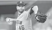  ?? Jayne Kamin-Oncea / Getty Images ?? Scott Feldman gave the Astros five solid innings while starting in place of Lance McCullers.