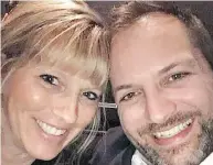  ?? GOFUNDME / THE CANADIAN PRESS ?? Gabe Rosescu and Sheri Niemegeers were en route to Nelson, B.C., to see a friend when all of a sudden “they were engulfed by mud and trees.”