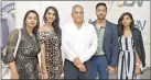  ??  ?? Aamina Mohamed, Rohini Bisaal, CEO and Founder of IBV Ashok Sewnarain, Shiv Ramsander and Samishka Singh