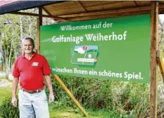  ?? Foto: Golfanlage Weiherhof ?? Hat am Wochenende das 30. Jubiläum seiner Golfanlage gefeiert: Dr. Dan‰Liviu Tite.