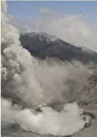  ?? ?? El volcán Poás, en Alajuela, ha lanzado gases con ceniza en los últimos dos días. MINAE