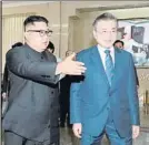  ??  ?? Acuerdo entre los líderes de las dos Coreas