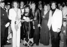  ??  ?? Hermann, second from left, with Rainer Werner Fassbinder and others at Cannes in 1974. Photograph: United Archives GmbH/ Alamy