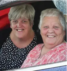  ??  ?? Bernadette Kells and Mary Donnelly at bingo in St. Nicholas GFC on Sunday.