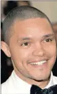  ??  ?? FLYING HIGH: Funny man Trevor Noah was honoured in absentia at the event.