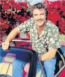  ?? Picture: SUPPLIED ?? TRENDSETTE­R: The original ’tache seen on Tom Selleck, aka ‘Magnum’, in the original television series.