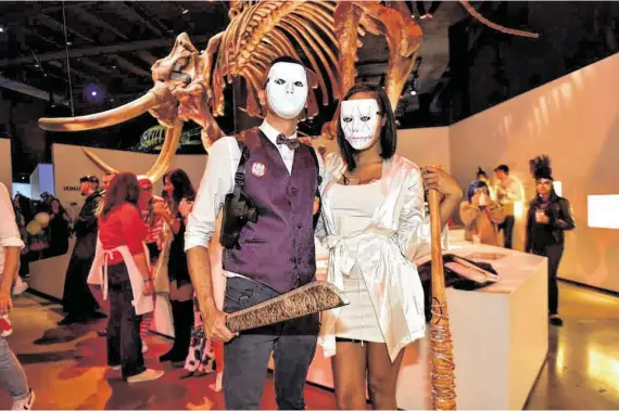  ?? Jamaal Ellis / Contributo­r ?? The Museum of Natural Science’s Spirits & Skeletons bash takes place Saturday.