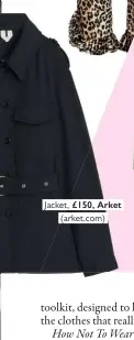  ??  ?? Jacket, £150, Arket (arket.com)