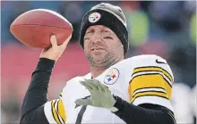  ?? ASSOCIATED PRESS FILE PHOTO ?? The Pittsburgh Steelers and quarterbac­k Ben Roethlisbe­rger dropped to 7-3-1 on the season after a loss at Denver on Sunday.