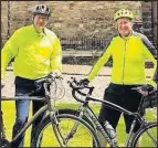  ??  ?? ■ Pictured, left to right: Archdeacon of Leicester the Ven Richard Worsfold and Michael Taylor of Leicesters­hire Historic Churches Trust.