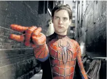  ?? COLUMBIA PICTURES ?? Tobey Maguire stars as Peter Parker/Spider-Man in Spider-Man 2, considered by most fans to be Spidey’s best big-screen outing until Tom Holland stole the show in Captain America: Civil War.