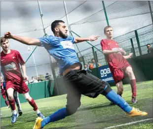  ??  ?? Goals said five-a-side players are responding well to its investment in pitch improvemen­ts.