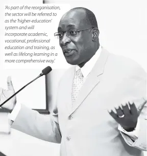  ?? CONTRIBUTE­D ?? Senator Ruel Reid, minister of education, youth and informatio­n.