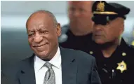  ?? ASSOCIATED PRESS ?? Bill Cosby arrives at the Montgomery County Courthouse Saturday in Norristown, Pa. A judge declared a mistrial.