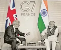  ?? GETTY IMAGES ?? A new report by Chatham House describes India as UK’s ‘rival’ or ‘at best, an awkward counterpar­t’ on par with Russia, Turkey and Saudi Arabia. It also weighs in against the idea of expanding G7 to include India